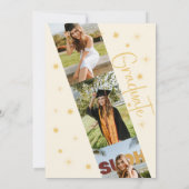 Modern Elegant Calligraphy Afstuderen Invitation Kaart (Achterkant)