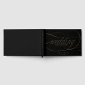Modern Elegant Calligraphy Wedding Gastenboek (Volledig)