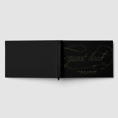 Modern Elegant Calligraphy Wedding Gastenboek (Volledig)