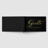 Modern Elegant Calligraphy Wedding Gastenboek (Volledig)