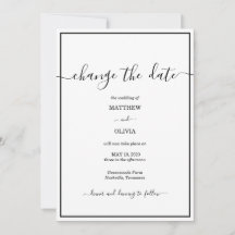 Modern Elegant Calligraphy Wedding