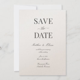 Modern Elegant Calligraphy Wedding Save The Date