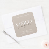 Modern Elegant Candle Label (Envelop)