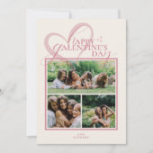 Modern Elegant Chic Photo Galentine's Day Card (Voorkant)