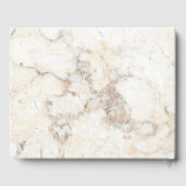 Modern elegant chic white marble patroon Wedding.. Gastenboek (Achterkant)