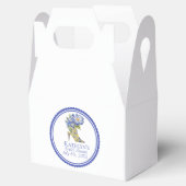 Modern Elegant Chinoiserie Floral High-Heel Event Bedankdoosjes (Geopend)