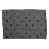 Modern Elegant Chique Black Star Patroon Kussensloop (Voorkant-Links)