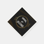 Modern Elegant Chique gouden Licht Servet (Hoek)