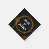 Modern Elegant Chique gouden Licht Servet (Hoek)