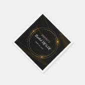 Modern Elegant Chique gouden Licht Servet (Hoek)