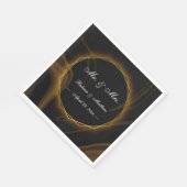 Modern Elegant Chique gouden Licht Servet (Hoek)