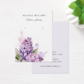 Modern Elegant chique waterverf bloemendisplay kaa Visitekaartje (Bureau)