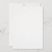 Modern Elegant Christening Text | Papier Waterverf Kaart (Achterkant)