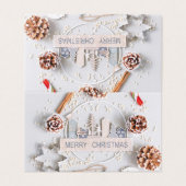 Modern & Elegant Christmas Card – Classic Design Kaart (Buitenkant ongevouwen)