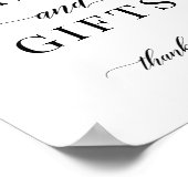 Modern Elegant Classic Cards and Gifts Sign Poster (Hoek)