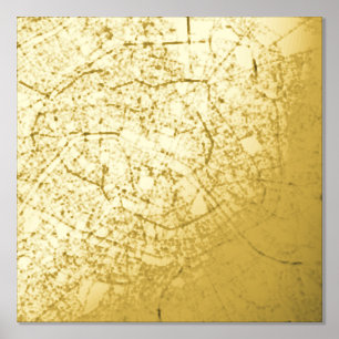 Modern Elegant Classy Cadeaukaart van Parijs, Fran Folie Afdrukken