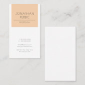 Modern Elegant Clean Plain Trendy Abriot Luxury Visitekaartje (Voorkant / Achterkant)