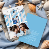 Modern Elegant Collage 2 Photos Couple Wedding