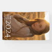 Modern Elegant College of High School Afstuderen Spandoek (Horizontaal)