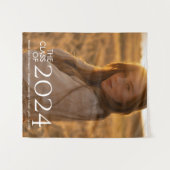 Modern Elegant College of High School Afstuderen Wandkleed (Voorkant (horizontaal))