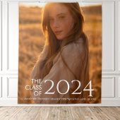 Modern Elegant College of High School Afstuderen Wandkleed