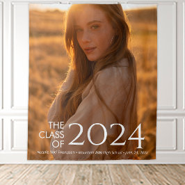 Modern Elegant College of High School Afstuderen Wandkleed