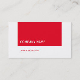 Modern Elegant Company Red Visitekaartje