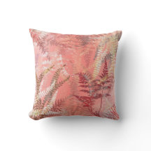 Modern Elegant Coral Pink Frond