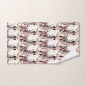 Modern, Elegant, Country White Horses  Bad Handdoek (Handdoek)