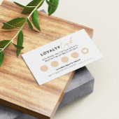 Modern Elegant Cream & Yellow Typography Klantenkaartje