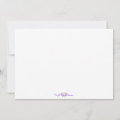 Modern Elegant Cross-Communique Invitation for Boy Kaart (Achterkant)