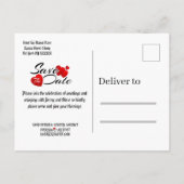 Modern Elegant Custom bruiloft uitnodiging briefka Briefkaart (Achterkant)