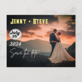 Modern Elegant Custom bruiloft uitnodiging briefka Briefkaart (Voorkant)