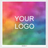 Modern Elegant Custom Company Logo Extra Large Sticker (Vel)