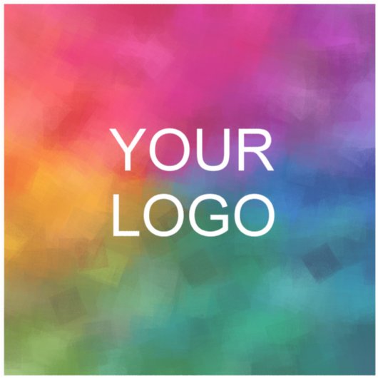 Modern Elegant Custom Company Logo Extra Large Sticker (Voorkant)