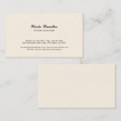 Modern Elegant Custom Visitekaartje (Voorkant / Achterkant)