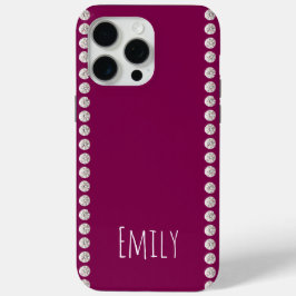 Modern elegant cute eenvoudig glanzend iPhone 15 pro max hoesje