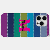 Modern elegant cute eenvoudig glanzend Case-Mate iPhone case (Achterkant (horizontaal))