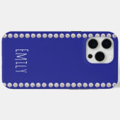Modern elegant cute eenvoudig glanzend Case-Mate iPhone case (Achterkant (horizontaal))