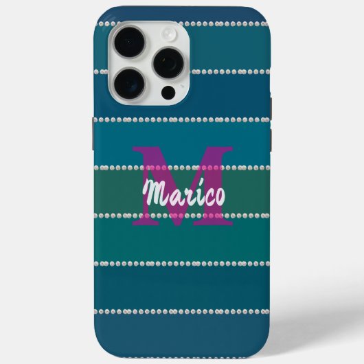 Modern elegant cute eenvoudig glanzend Case-Mate iPhone case (Achterkant)
