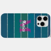 Modern elegant cute eenvoudig glanzend Case-Mate iPhone case (Achterkant (horizontaal))