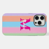 Modern elegant cute eenvoudig glanzend iPhone hoesje (Achterkant horizontaal)