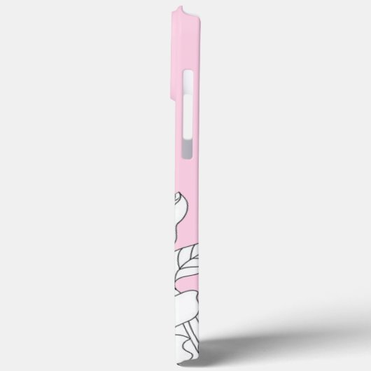 Modern elegant cute girly simple florals Case-Mate iPhone case (Achterkant / Links)