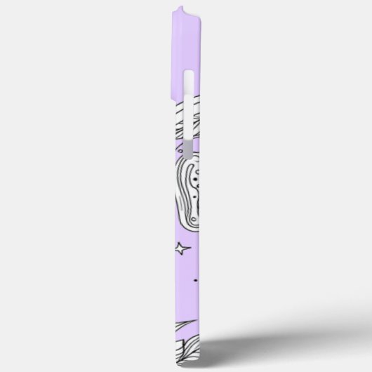 Modern elegant cute girly simple florals Case-Mate iPhone case (Achterkant / Links)