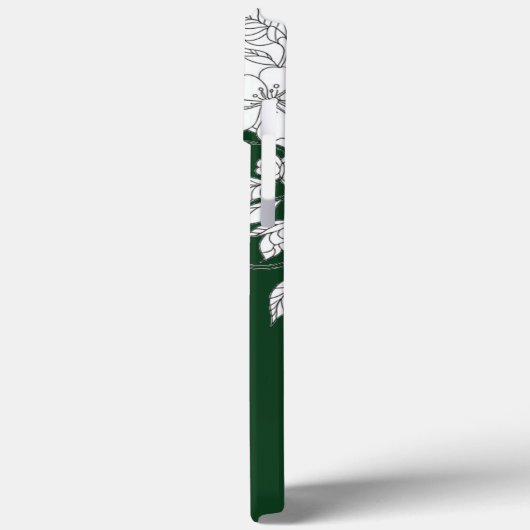 Modern elegant cute girly simple florals Case-Mate iPhone case (Achterkant / Links)