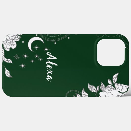 Modern elegant cute girly simple florals Case-Mate iPhone case (Achterkant (horizontaal))