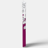 Modern elegant cute girly simple florals Case-Mate iPhone case (Achterkant / Links)