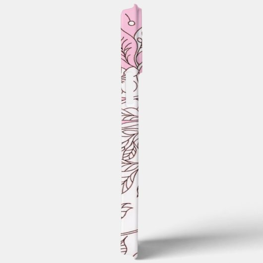 Modern elegant cute girly simple florals Case-Mate iPhone case (Achterkant / Rechts)