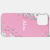 Modern elegant cute girly simple florals Case-Mate iPhone case (Achterkant (horizontaal))