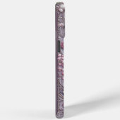 Modern elegant cute purple pearls Valentine’s Day Case-Mate iPhone Case (Achterkant / Rechts)